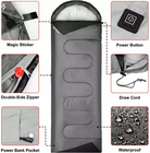 Grafene Riscaldatore elettrico Elettrodomestici Sacco a pelo Materiale in nylon impermeabile ODM